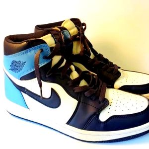 Nike Air Jordan Retro HI OG UNC men's 11 blue, white, and black